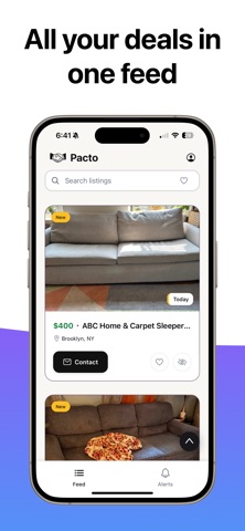 Pacto: Marketplace Alerts screenshot