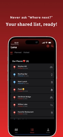 Love Places: Couples Map screenshot