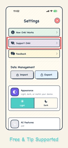 Onki screenshot