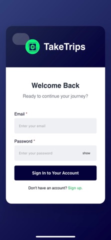 TakeTrips screenshot