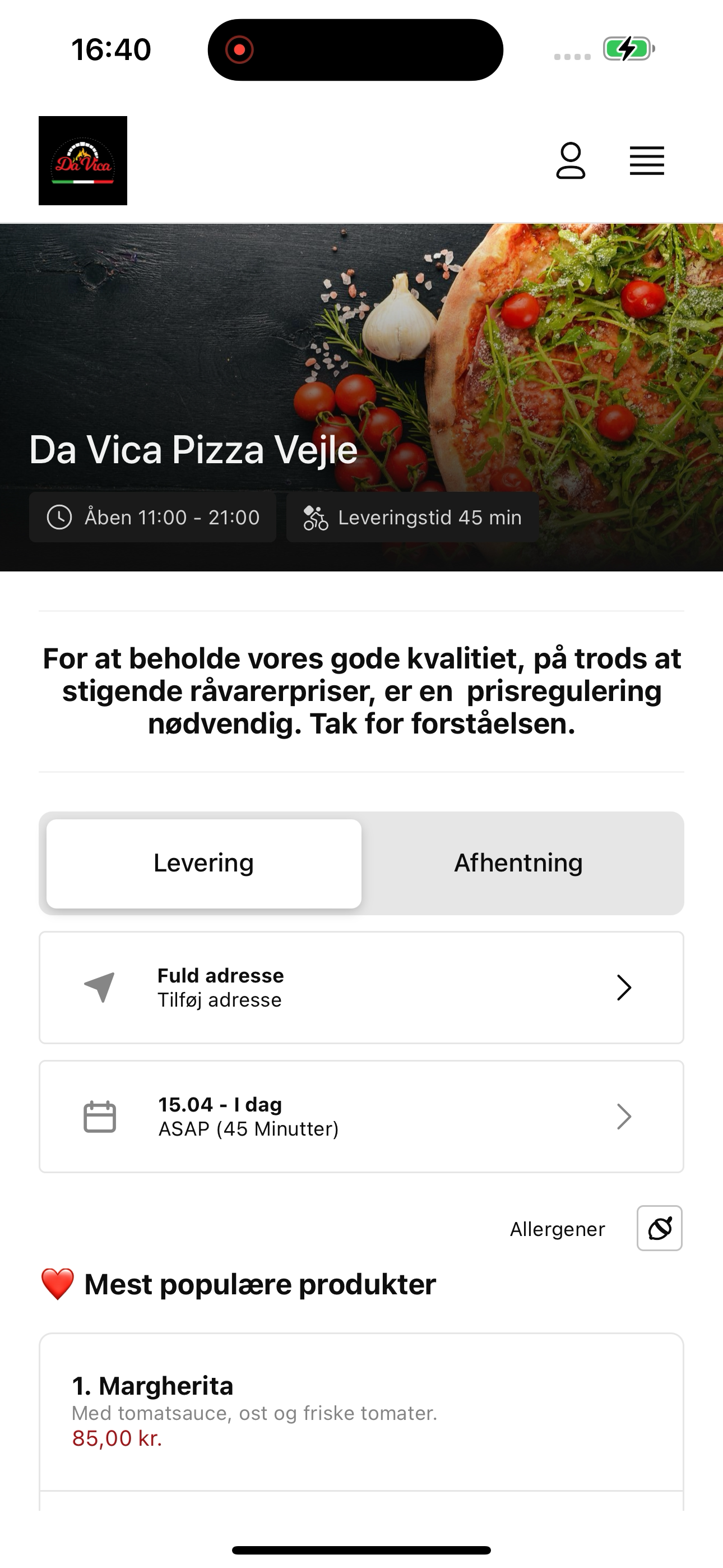 Da Vica Pizza Vejle