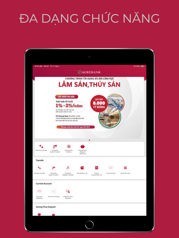 Screenshot #4 pour Agribank Retail eBanking