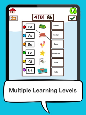 French Learning FlashCards iPad screenshot