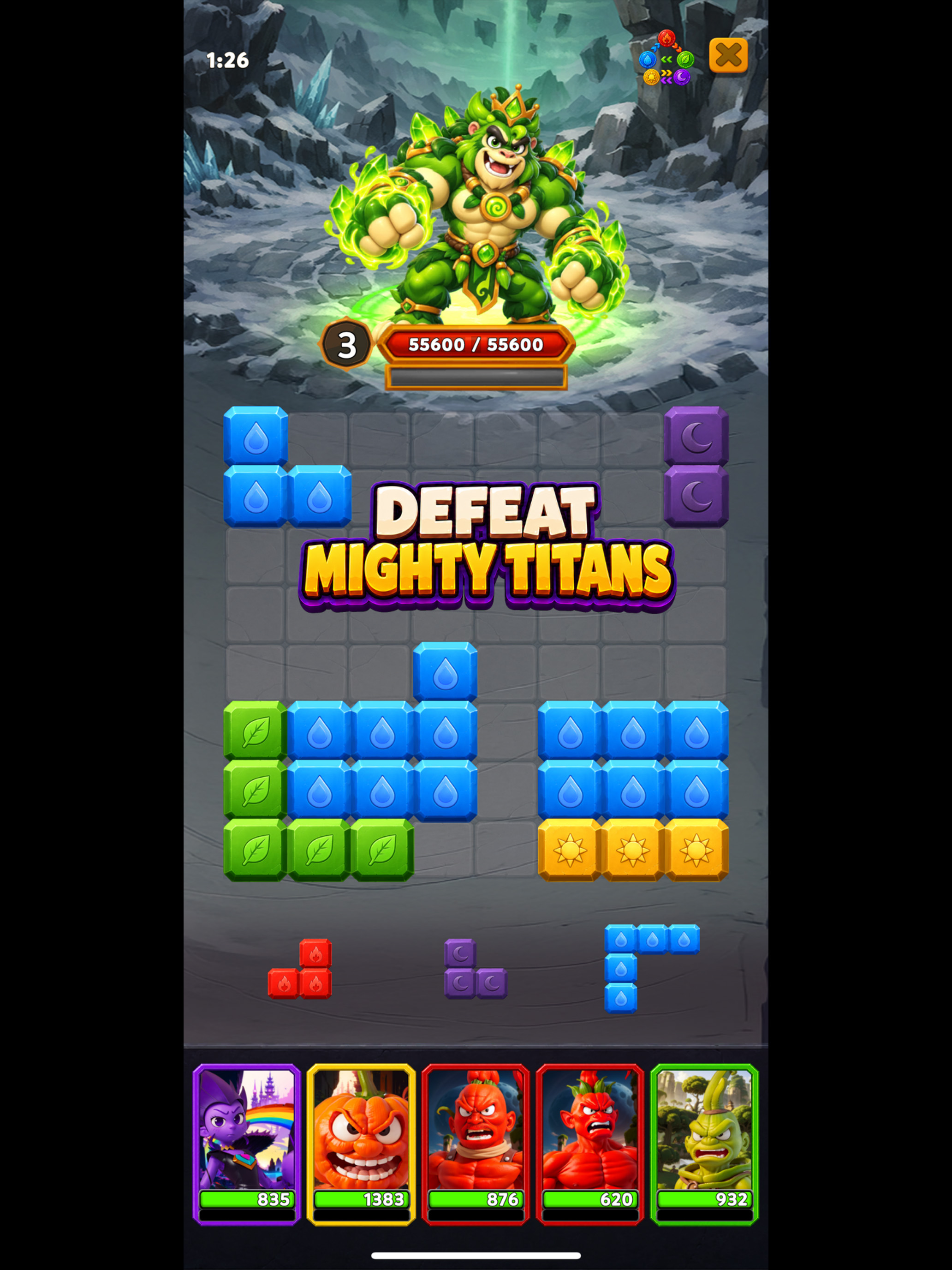 Clash Blast: Block Puzzle RPG screenshot 12
