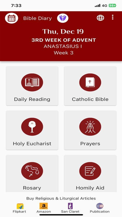 Bible Diary iPhone screenshot 1 - Reference app