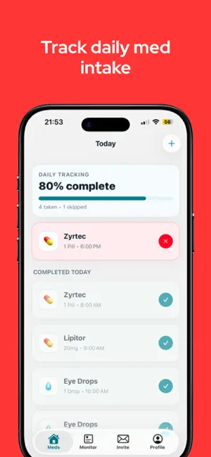 Meditrack: reminders for meds screenshot 1