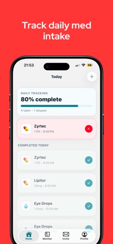 Meditrack: reminders for meds Screenshot 1 of 6