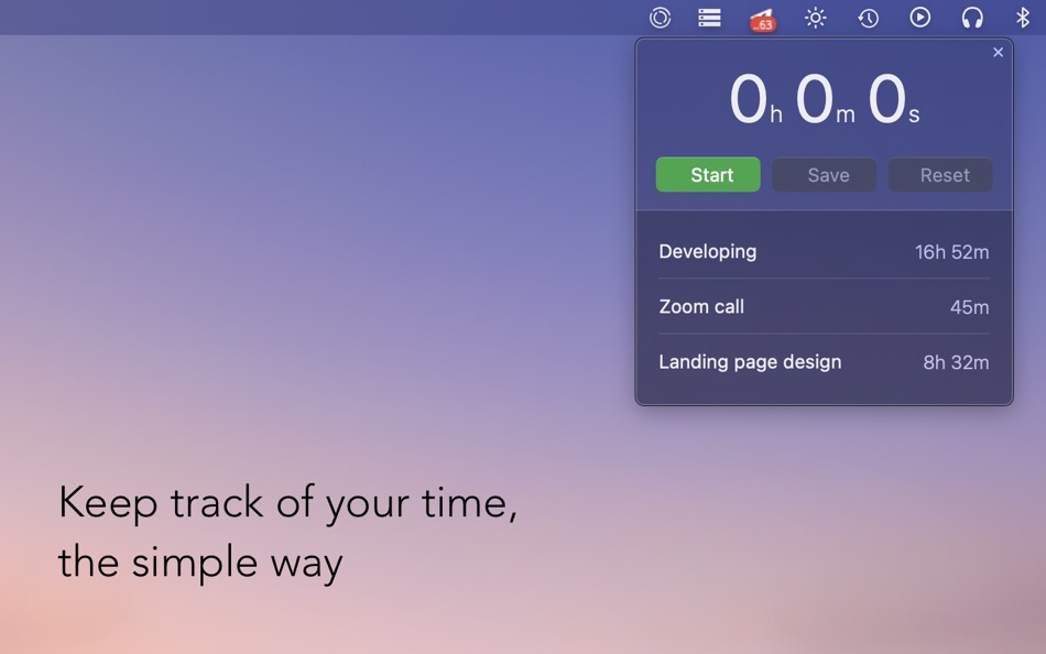 #1. Simple Time Tracker (macOS) 由: Matej Dorcak