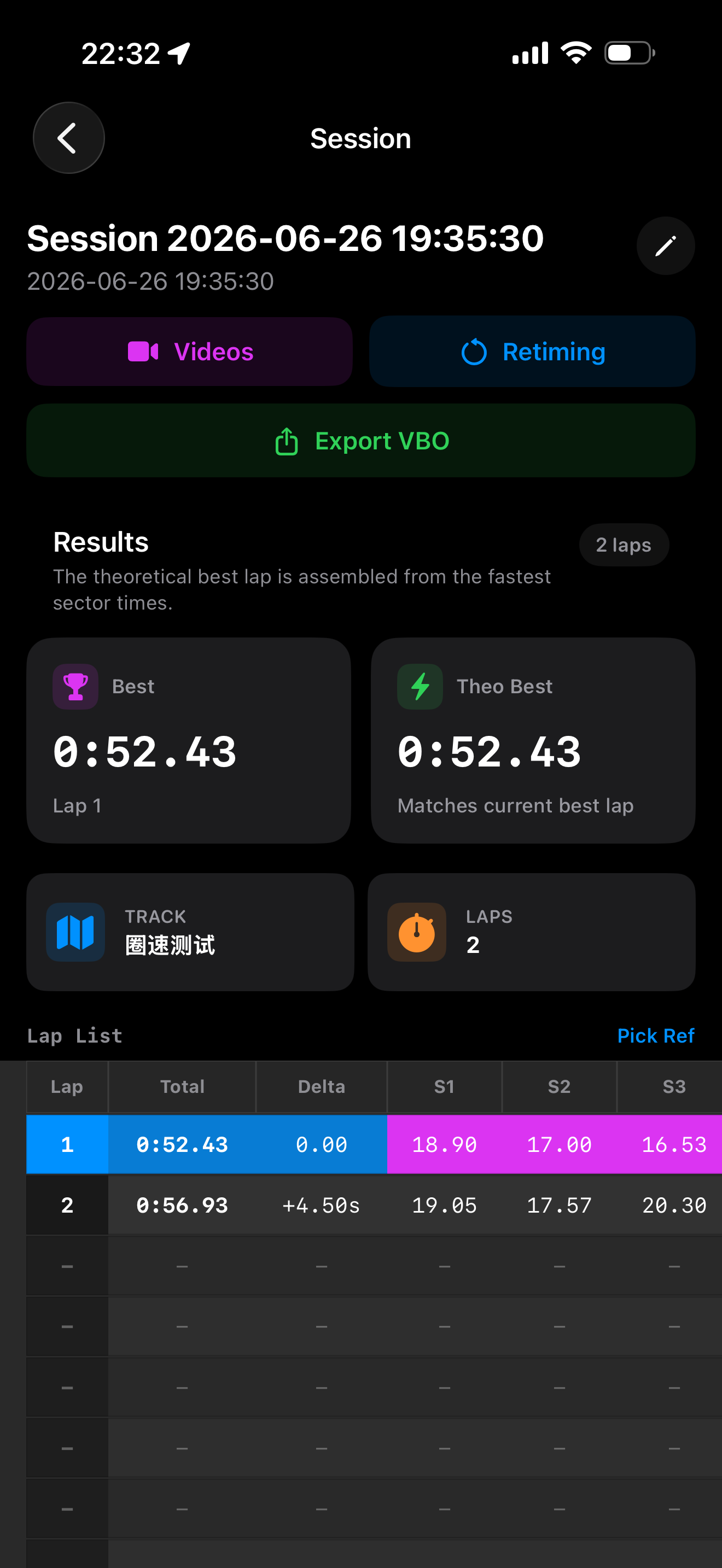 BlazePush-LapTimer screenshot 5