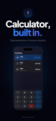 Simple Currency: Converter Screenshot 3 of 5