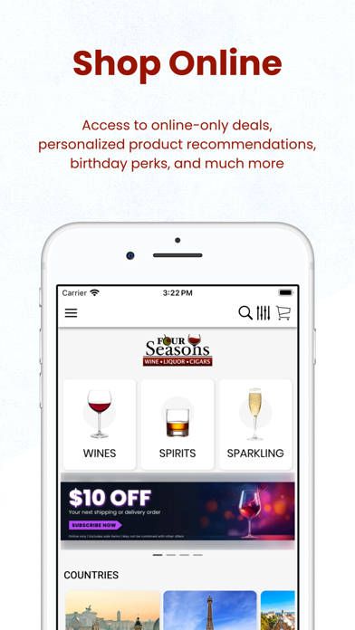 Four Seasons Wines & Liquors Screenshot