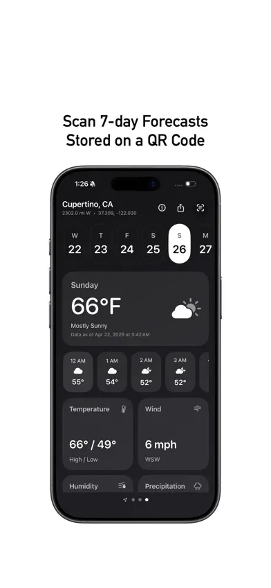 QRWeather screenshot 1