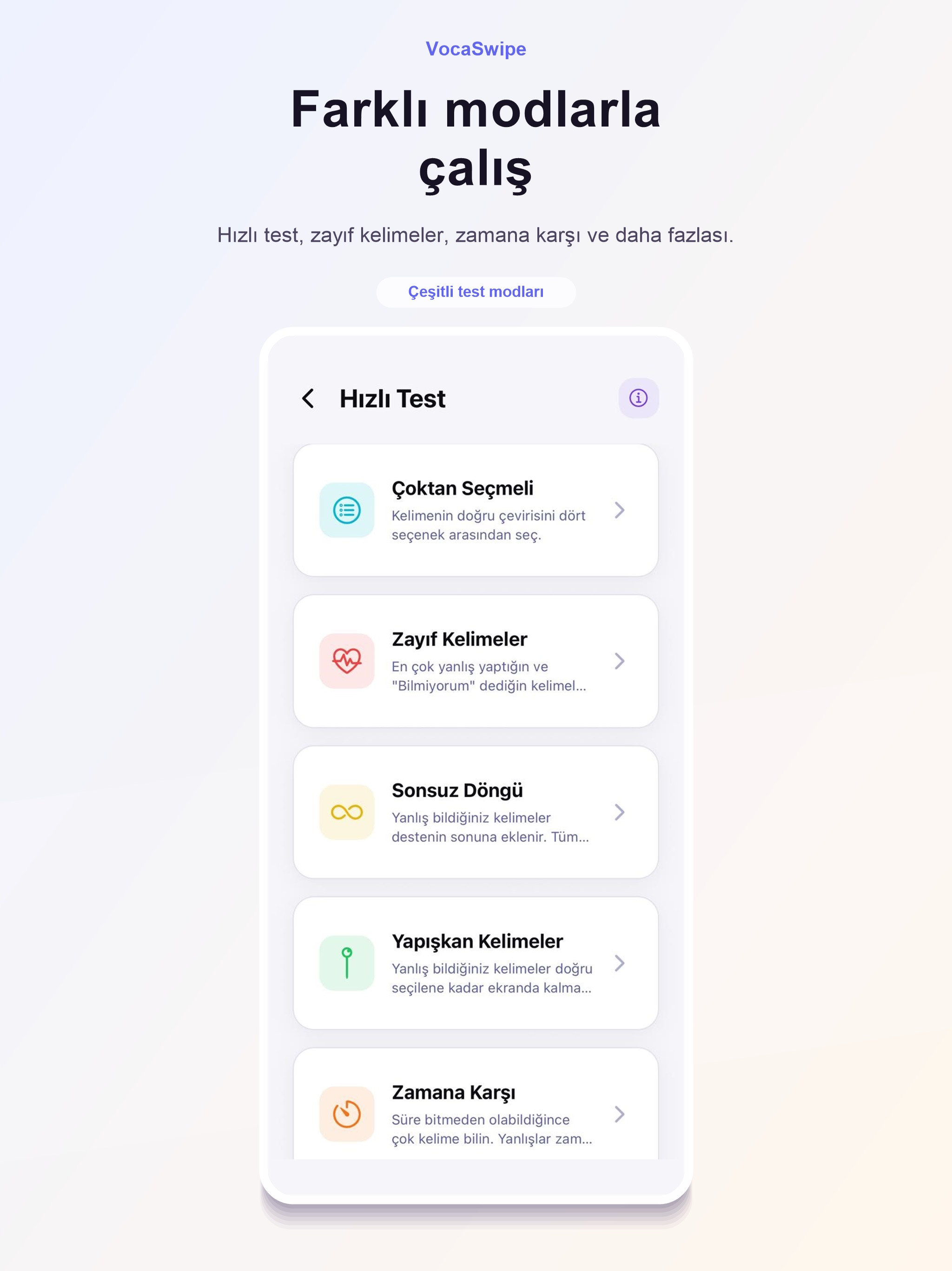 VocaSwipe: Kelime Pratiği screenshot 11