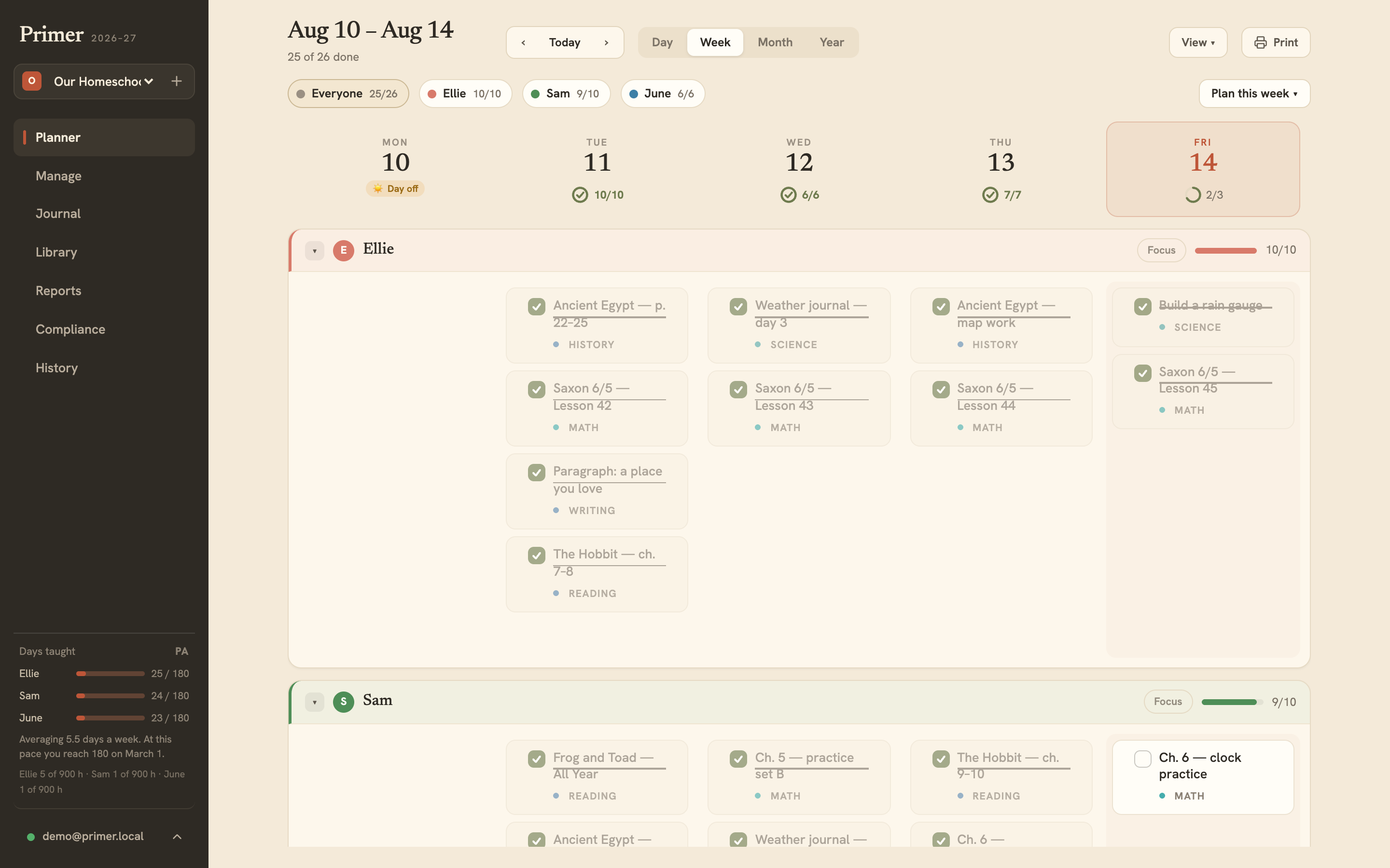 Primer Homeschool App screenshot 8