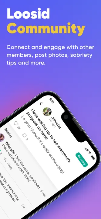 Loosid Recovery & Sober App : capture d’écran 4 sur 10