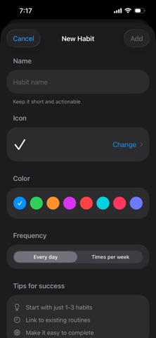 DailyBrick - Habit Tracker Screenshot 4 of 6
