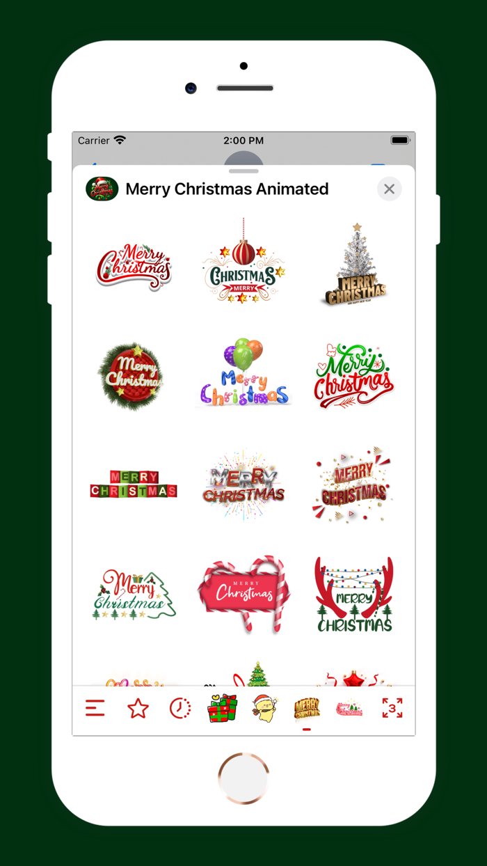 Merry Christmas Animated