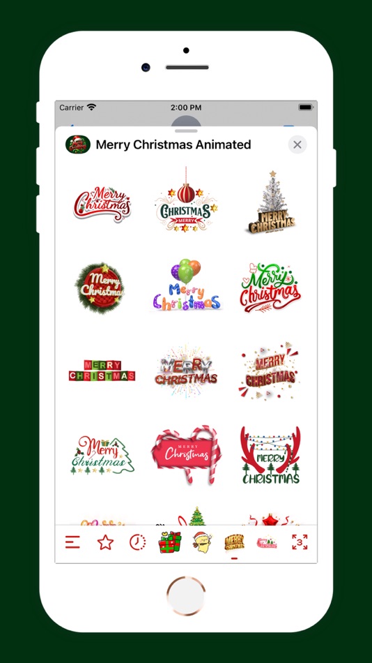 #1. Merry Christmas Animated (iOS) 由: Ankur Meghani
