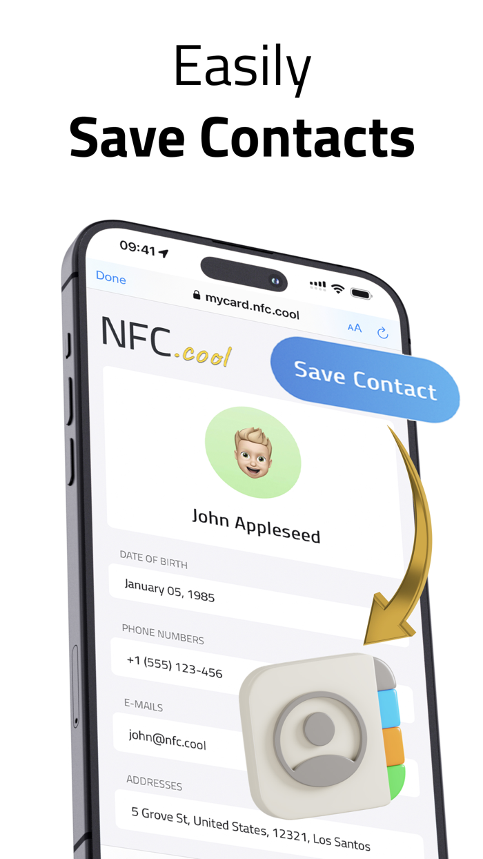 NFC.cool Business Card Maker