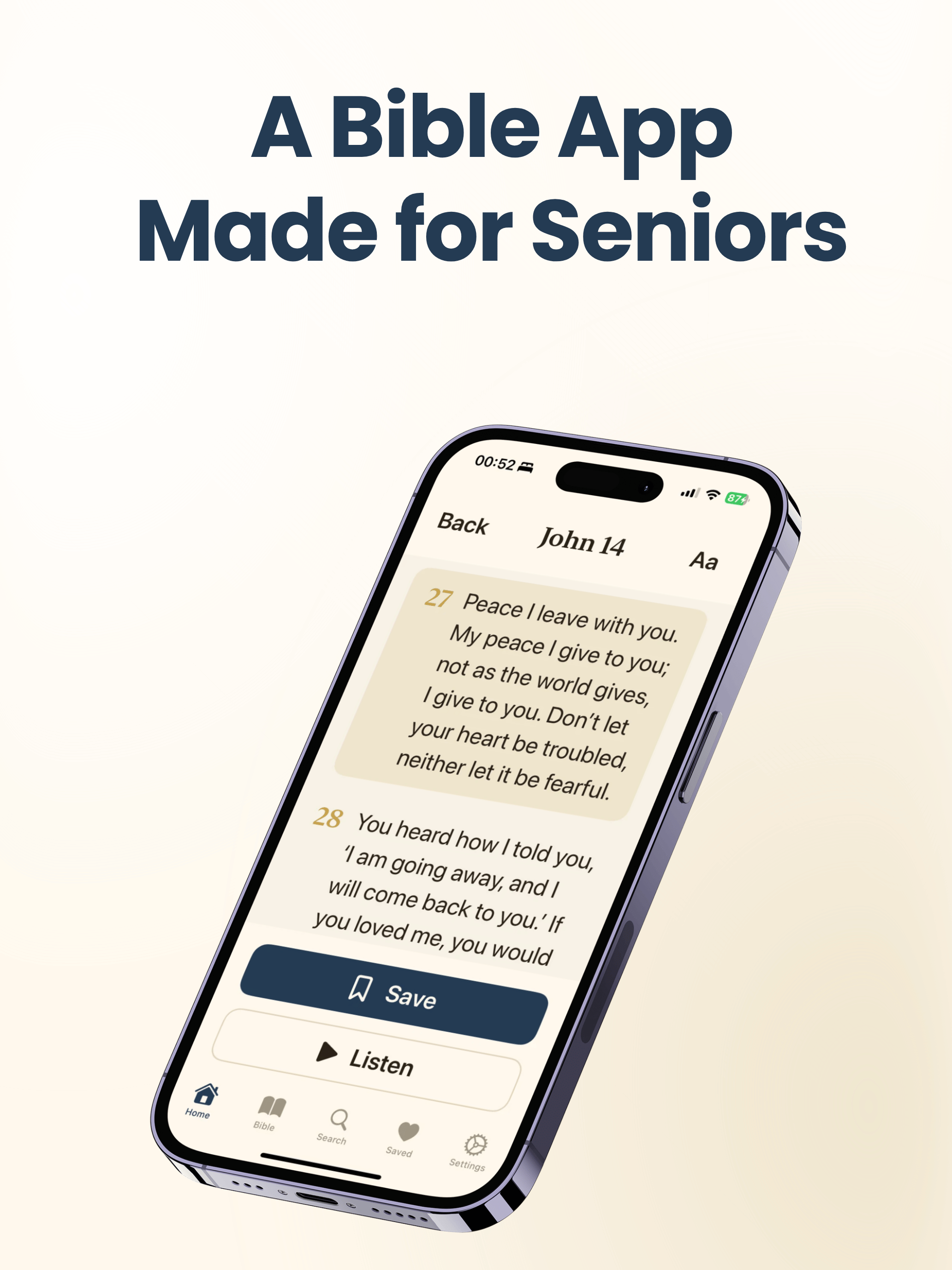 Bible For Seniors screenshot 6