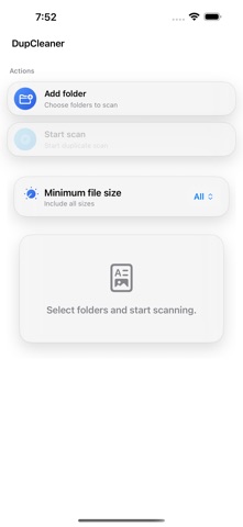 DupCleaner screenshot