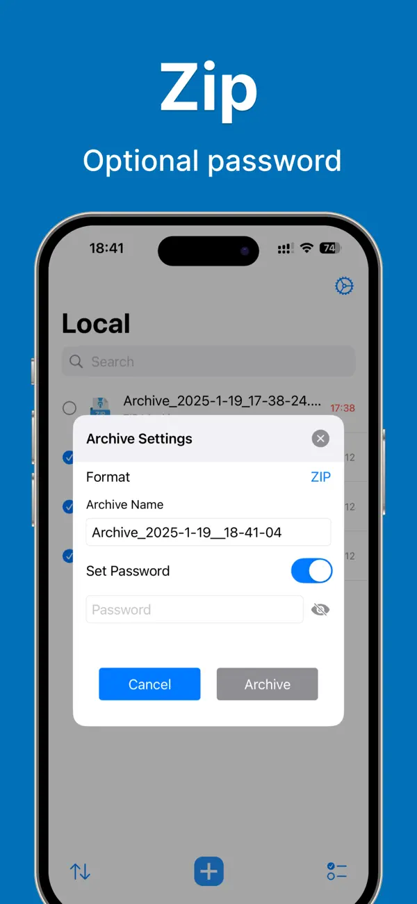 Screenshot #2 pour Zip Opener Pro -Unzip Unrar