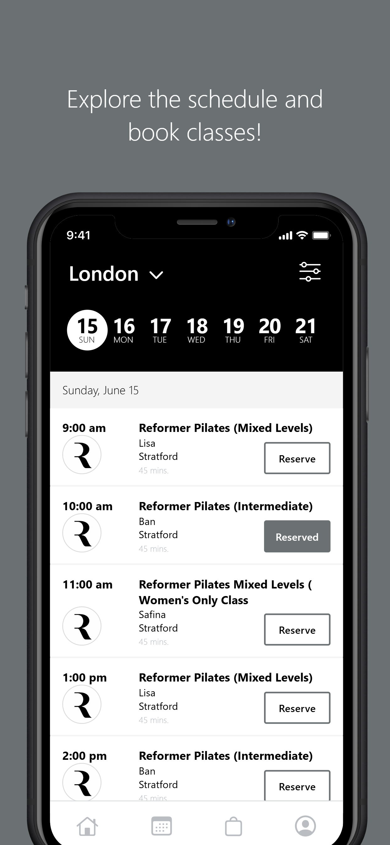 Range Reformer Pilates screenshot 3