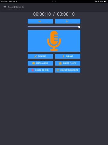 SpeakWrite - Voice to Document iPad screenshot