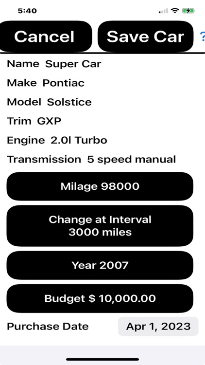 MyCarProject-Tracker screenshot-6