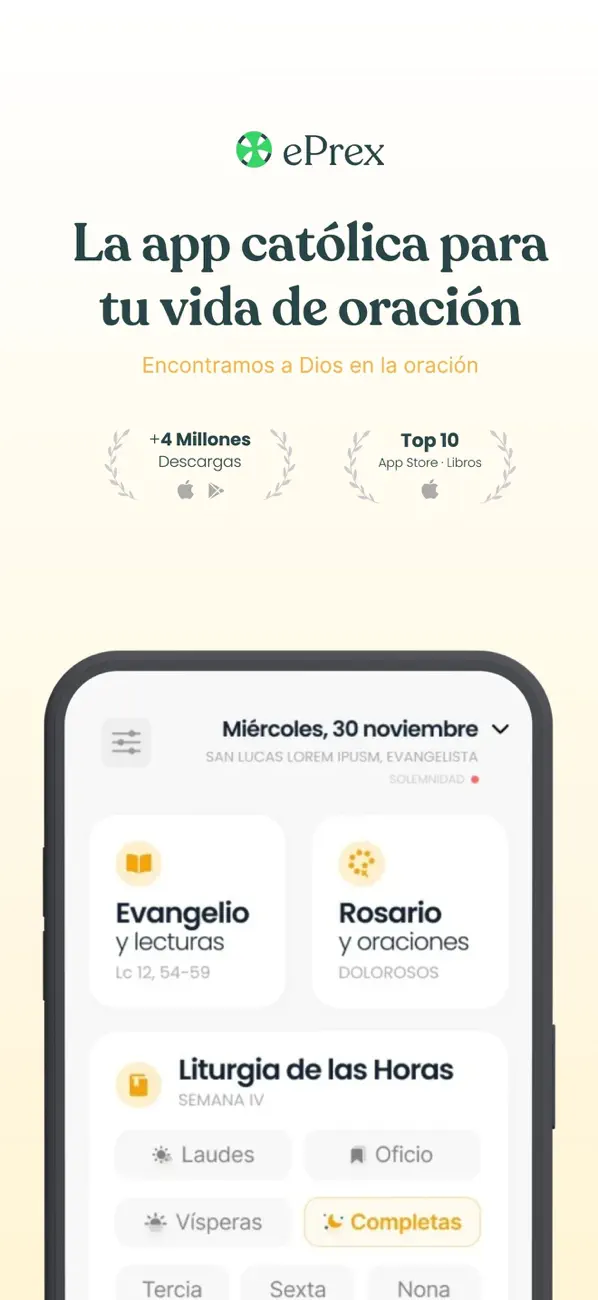 Screenshot #1 pour ePrex: Liturgia Horas - Saints