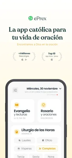 Captura de pantalla de EPrex: Liturgia Horas - Saints en iPhone 1