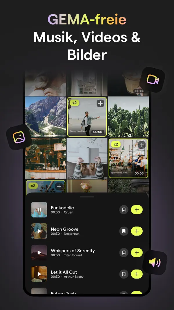 Mojo: KI Video & Reels Editor iPhone App Screenshot 10 – Foto & Video