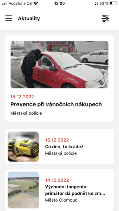 Moje Olomouc Screenshot