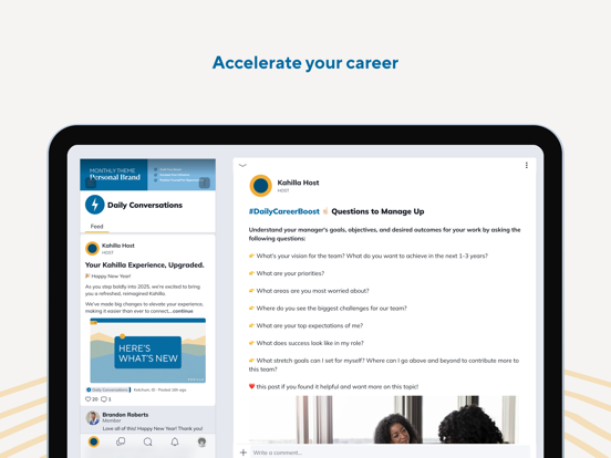 Kahilla iPad screenshot 5 - Social Networking app