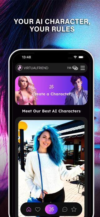 VirtualFriend: AI Characters Screenshot 2 of 5