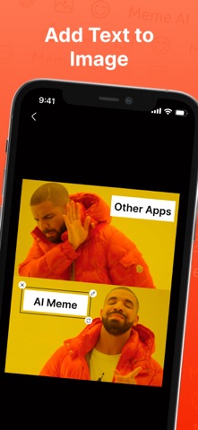 AI Meme Generator & GIF Cam iPhone screenshot