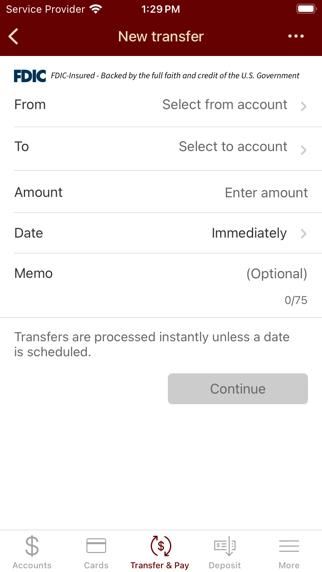 Commerce Bank Texas Mobile Screenshot