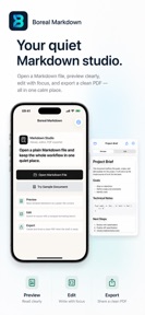 Boreal Markdown Editor screenshot
