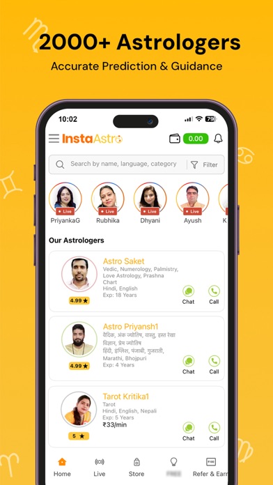 Screenshot #2 pour Talk to Astrologer :InstaAstro