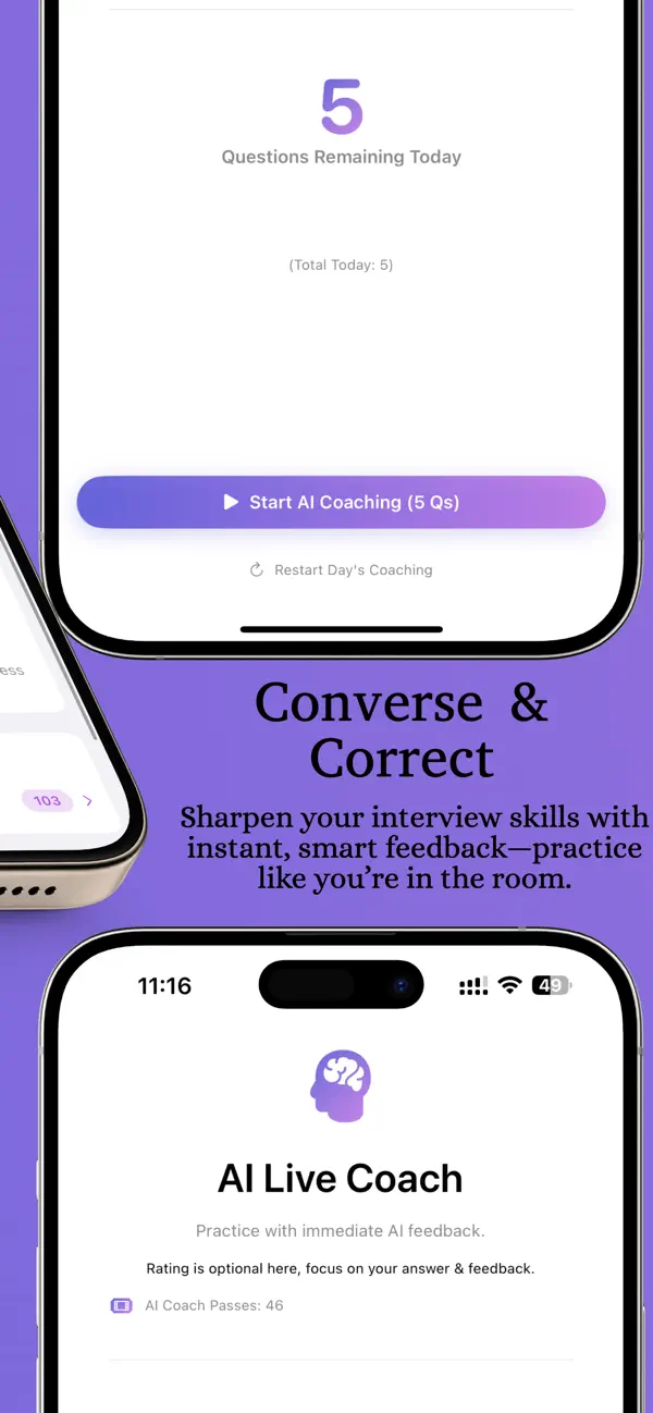 #3. Interview Genie (iOS) Ved: Abhinav Jha