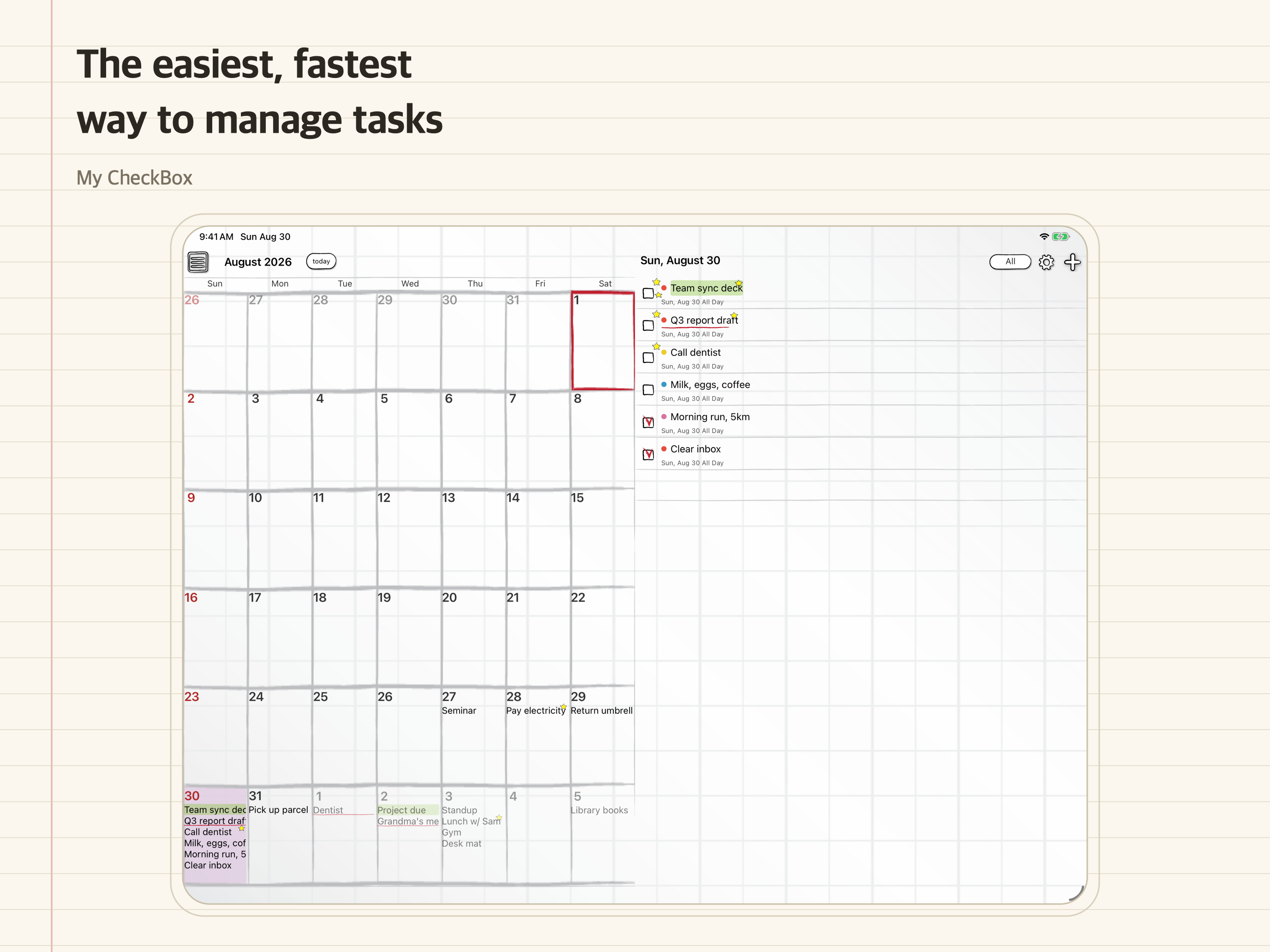 My CheckBox - Todo Calendar screenshot 14