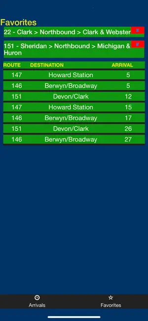 Chicago CTA Bus Tracker screenshot 3