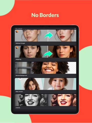 Pixi: AI Photo Editor & Filter iPad screenshot