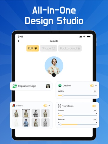 Profile Maker: Pro Headshots iPad screenshot