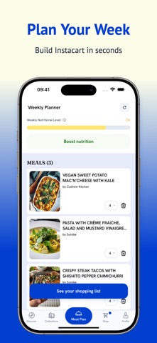 Sundae: AI Meal Planner screenshot