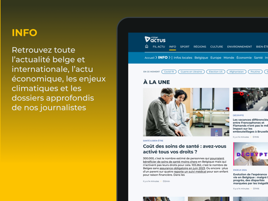 Screenshot #5 pour RTBF Actus