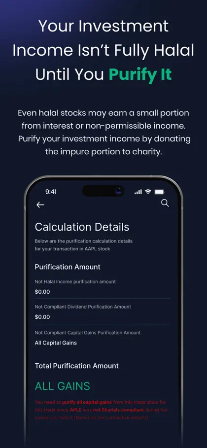 Screenshot 4 von 6 zu Musaffa: Halal Investing App