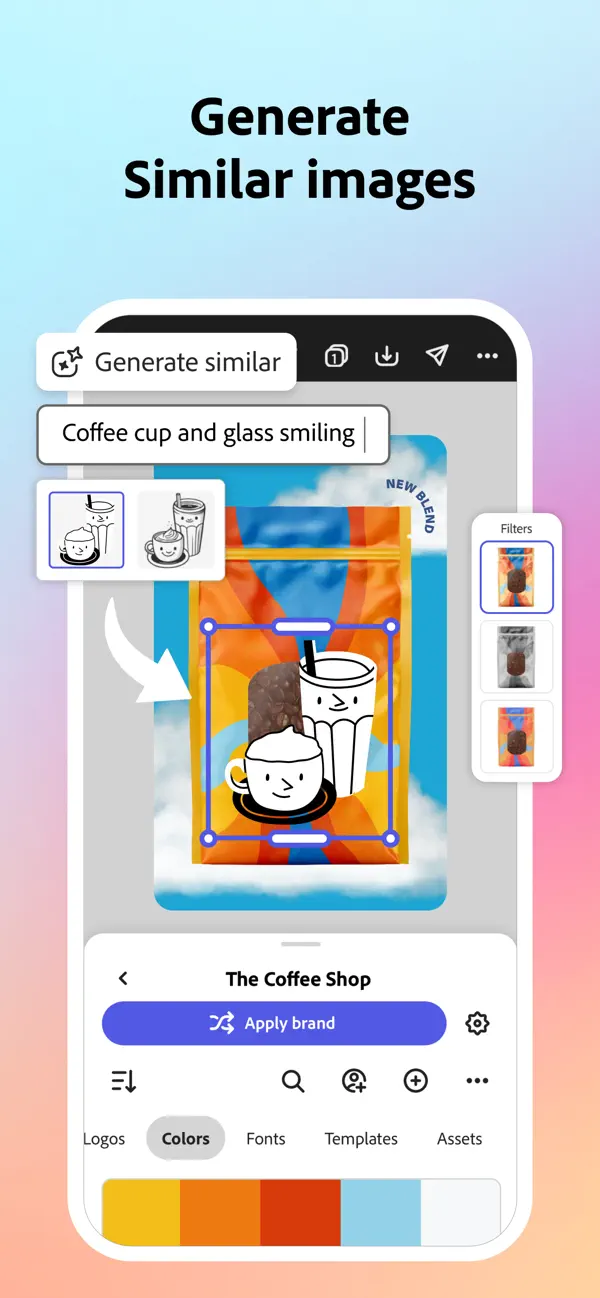 #3. Adobe Express: Create Anything (iOS) โดย: Adobe Inc.