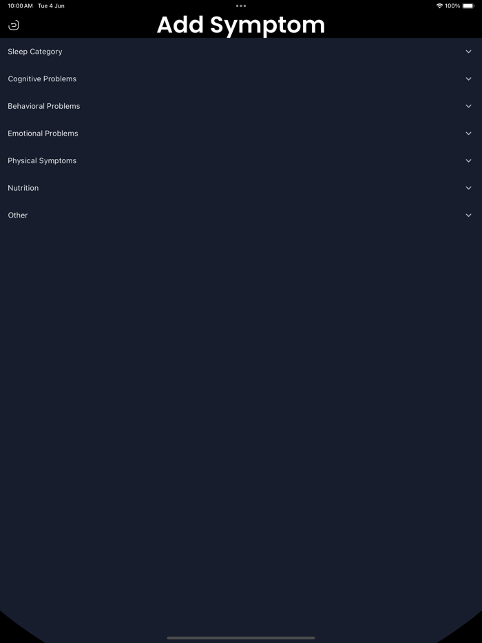 IFEN Symptom Tracker