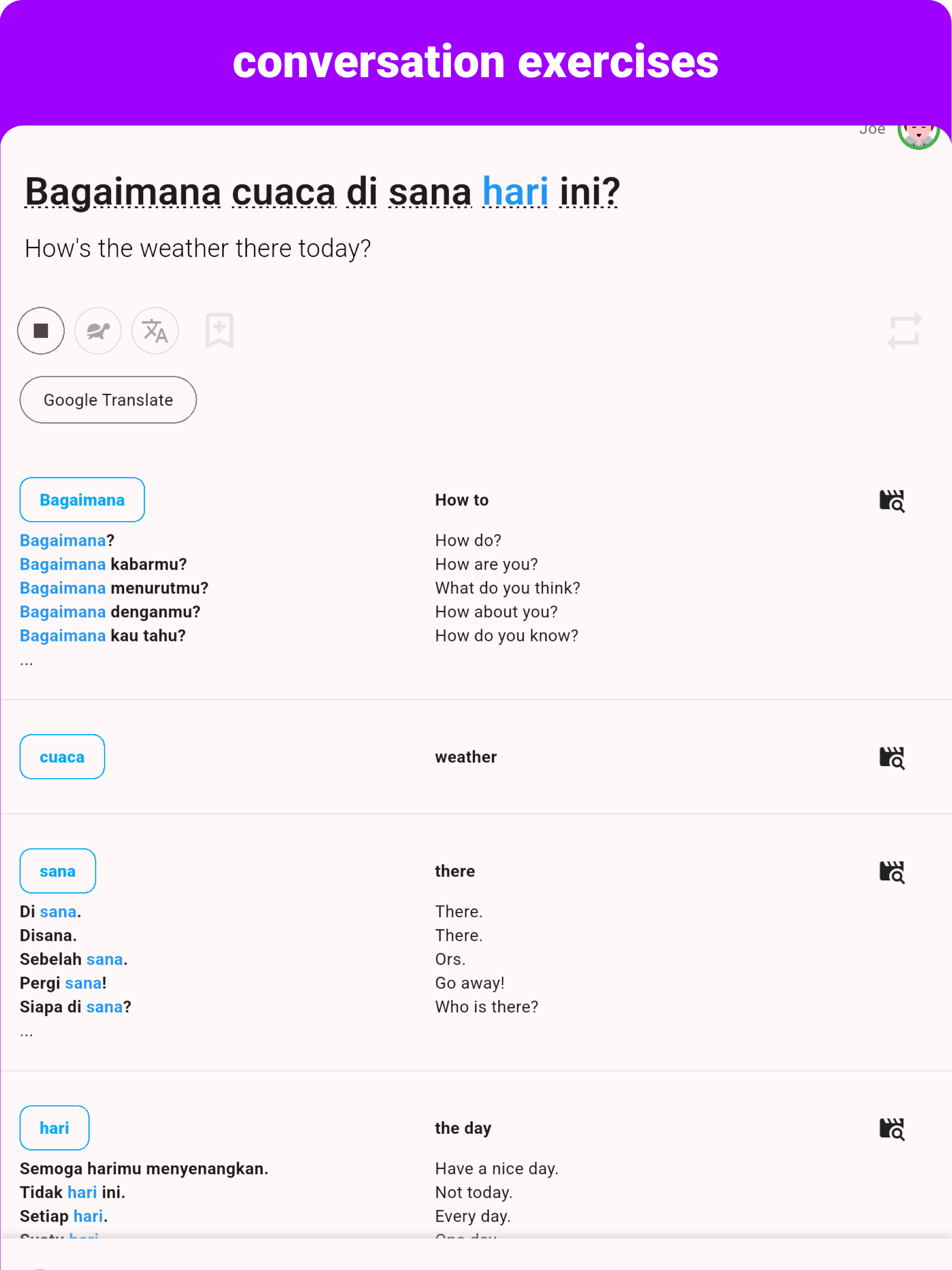 Indonesian -Listening Speaking screenshot 12